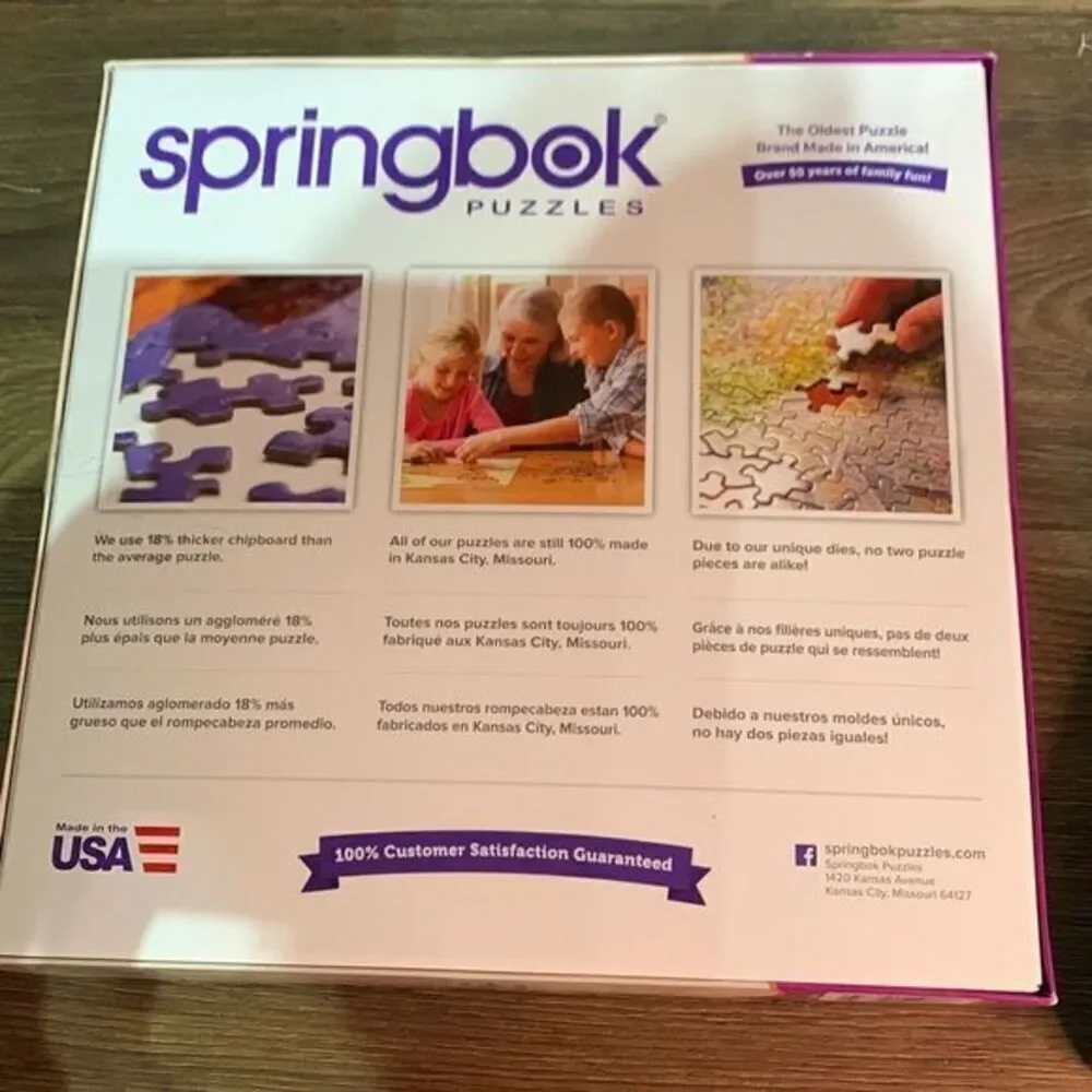 Springbok vintage can puzzle. & ceaco Thomas‎ ki jade cottage puzzle